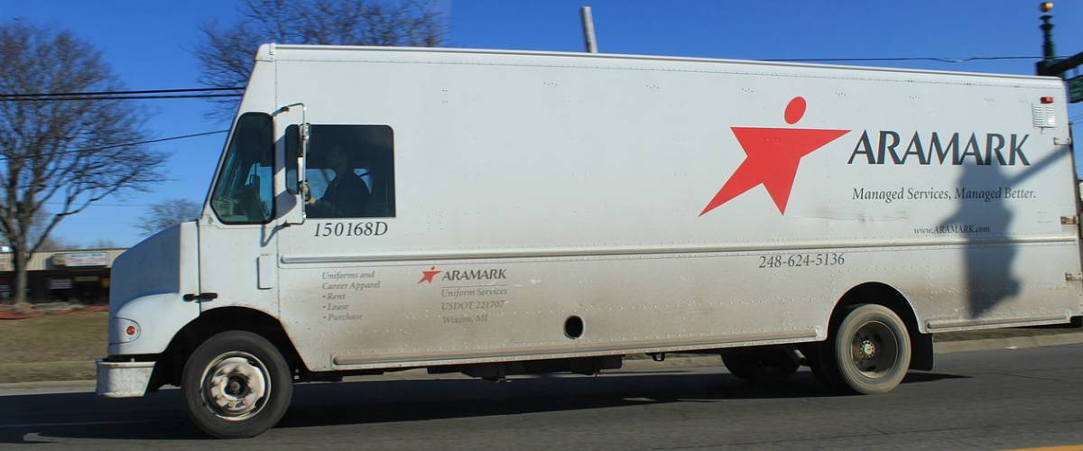 Aramark delivery truck