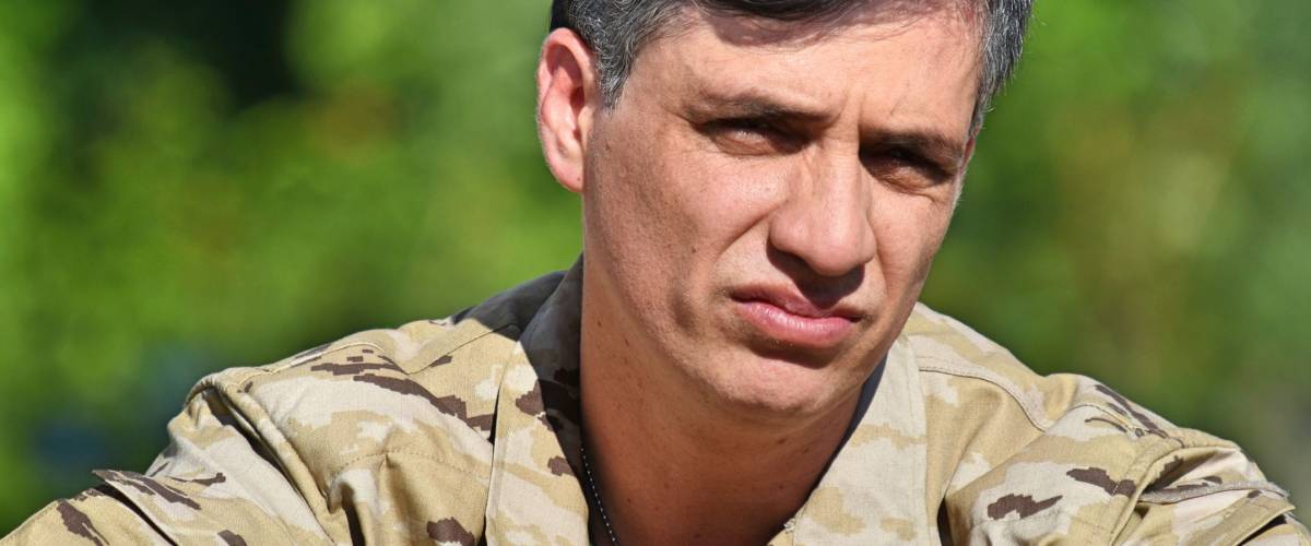 Serious Male Soldier