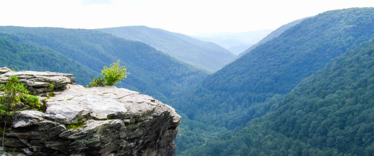 Scenic view at Coopers Rock, West Virginia