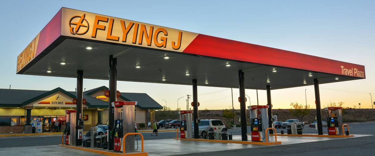 Pilot Flying J Truck Stop. Based in Knoxville, TN, Pilot Flying J is a chain of truck stops in the United States and Canada.