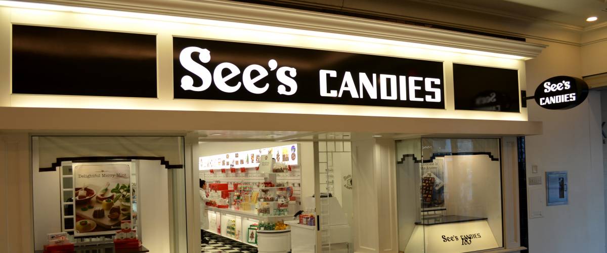 Sees Candy Store. A popular chocolate candies retail chain with stores and kiosk across the U.S.