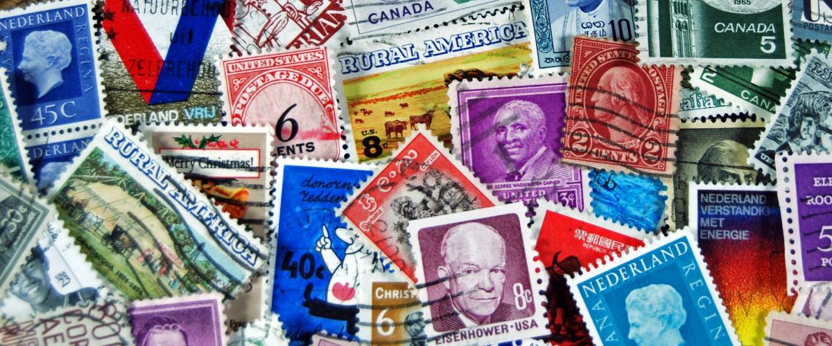 vintage stamp collection