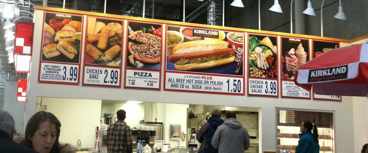 A Costco food court