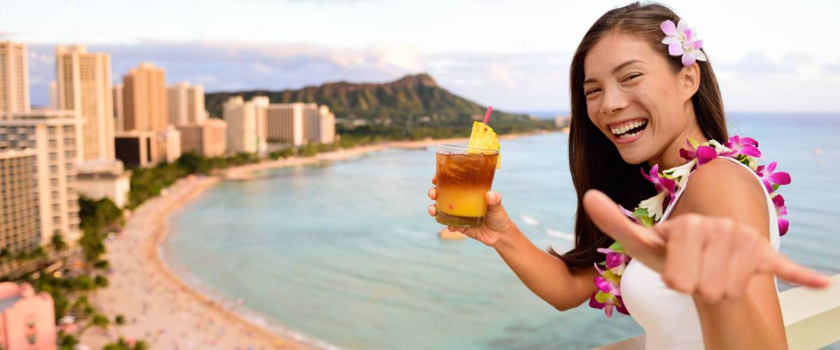 Hawaii vacation - Mai Tai and aloha spirit.