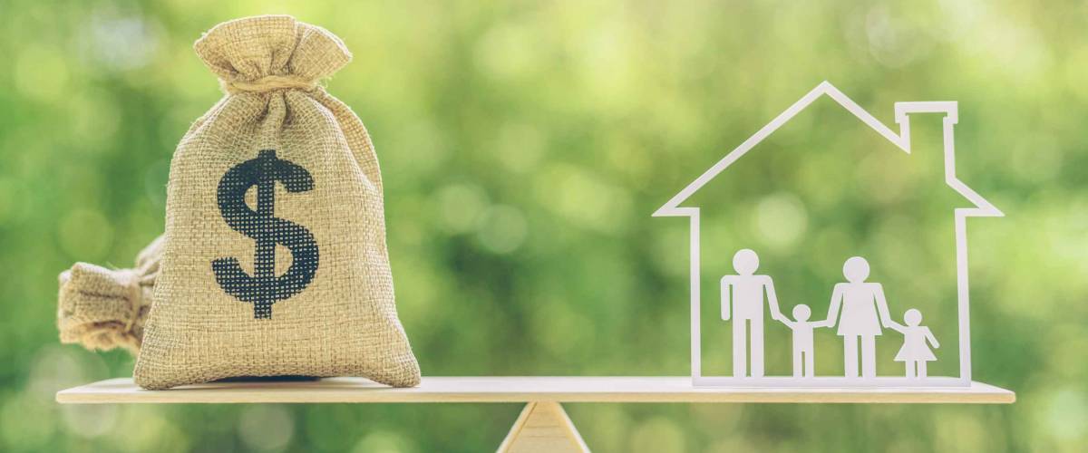 Concept of break-even point for a home loan.