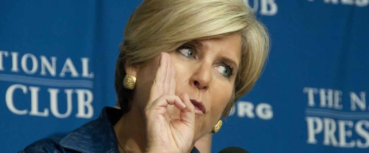 WASHINGTON, DC - JANUARY 12: Financial adviser, author, and TV personality Suze Orman speaks at a press conference at the National Press Club, January 12, 2012, in Washington, DC