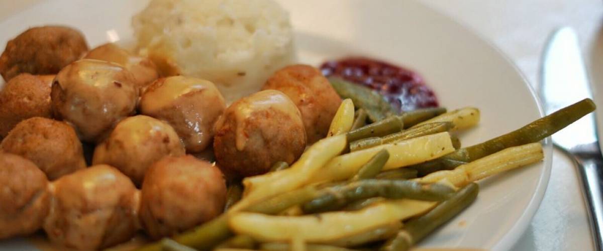 IKEA Swedish meatballs meal