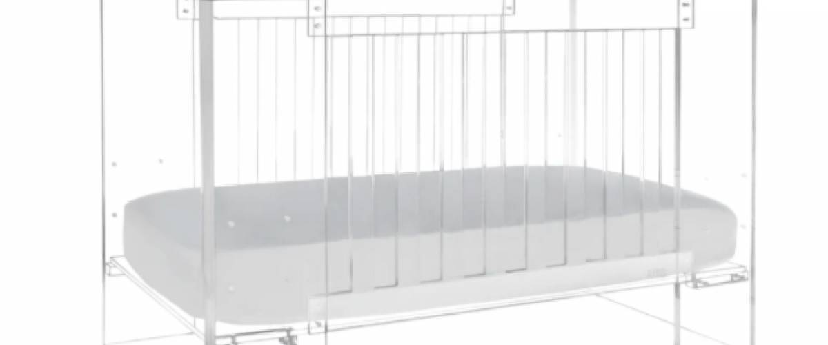 The acrylic Vitro crib costs a whopping $5000.