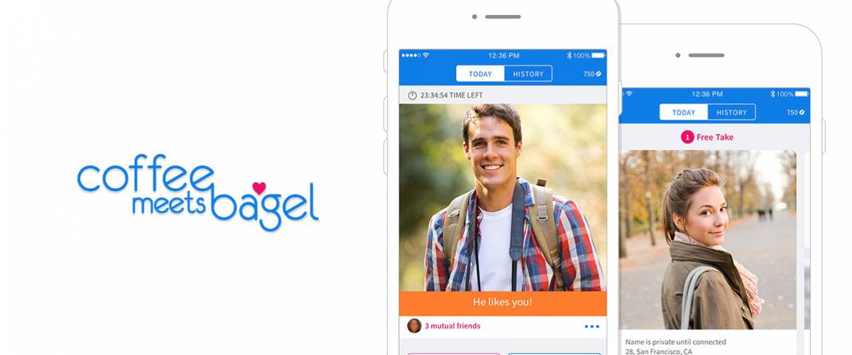 Coffee Meets Bagel logo and screenshot