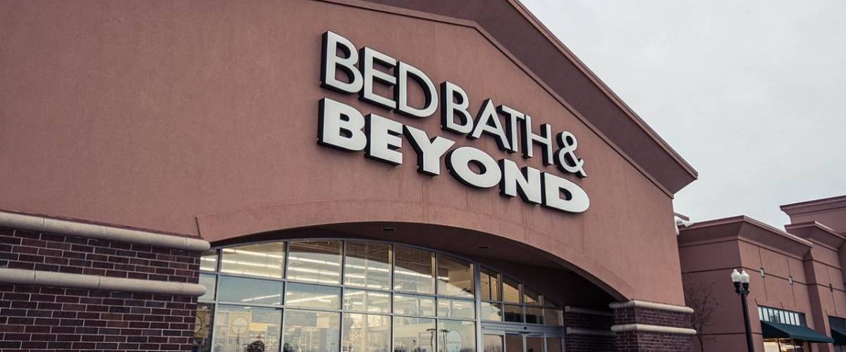 Bed Bath & Beyond store external view with sign