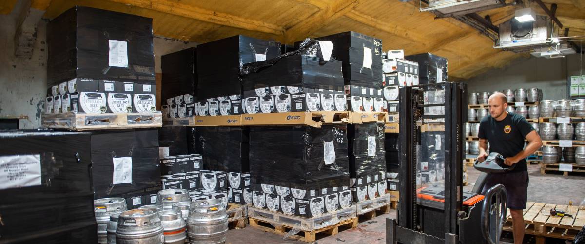 Brewery storage space