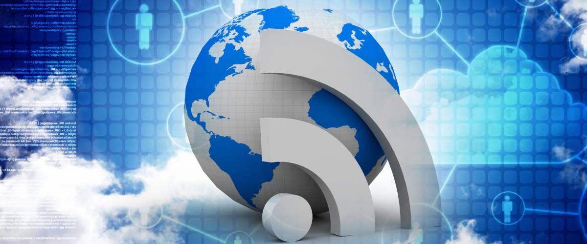 Wireless world wifi Earth broadband symbol of worldwide internet access,3d rendering