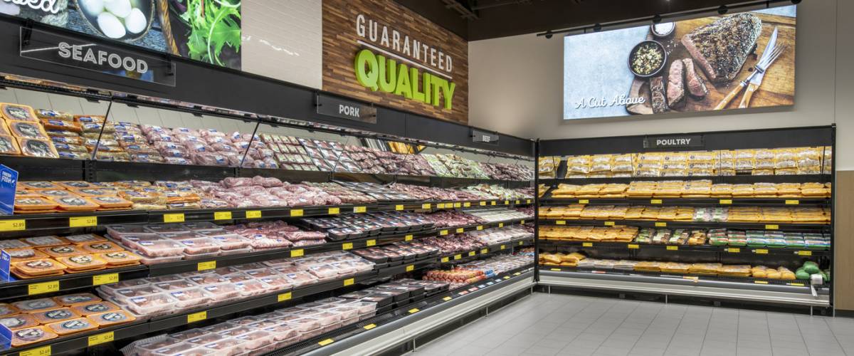ALDI meat section