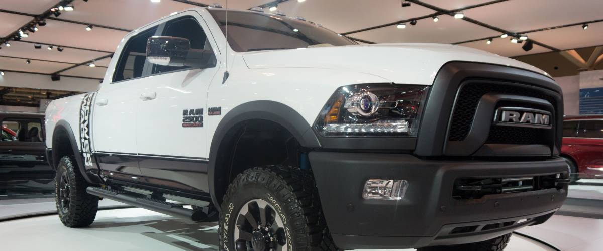 RAM 2500 in white