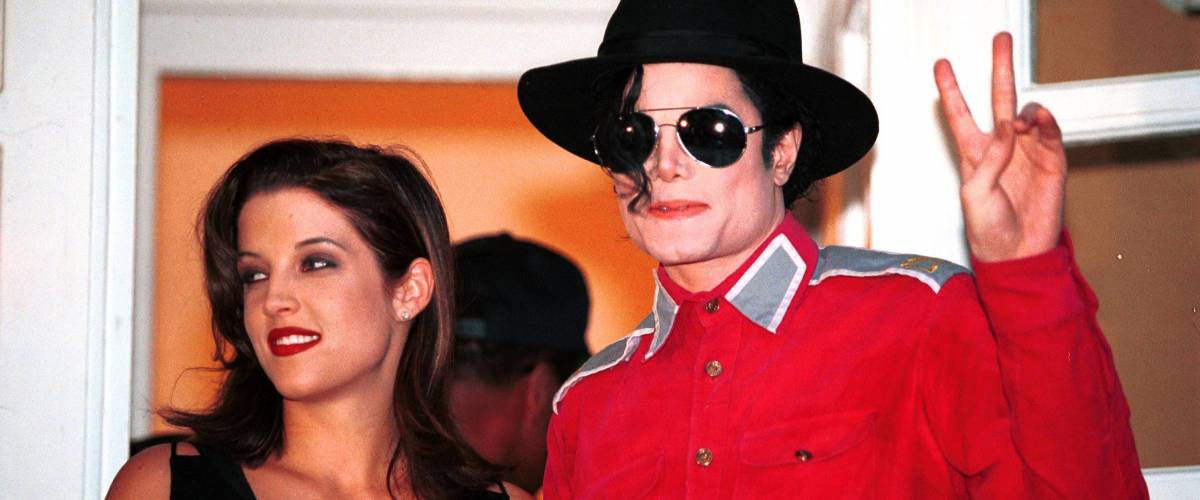 Lisa Marie Presley and Michael Jackson