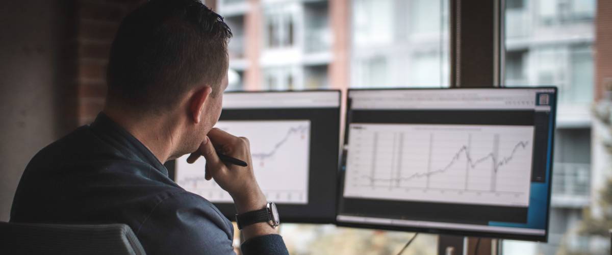 Financial advisor reviewing numbers