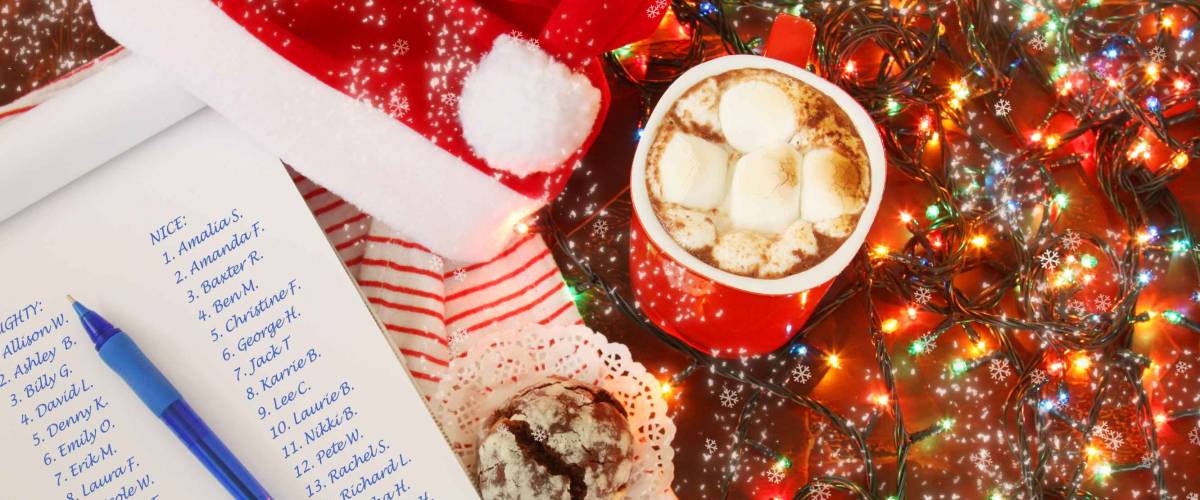 Santa's naughty and nice list
