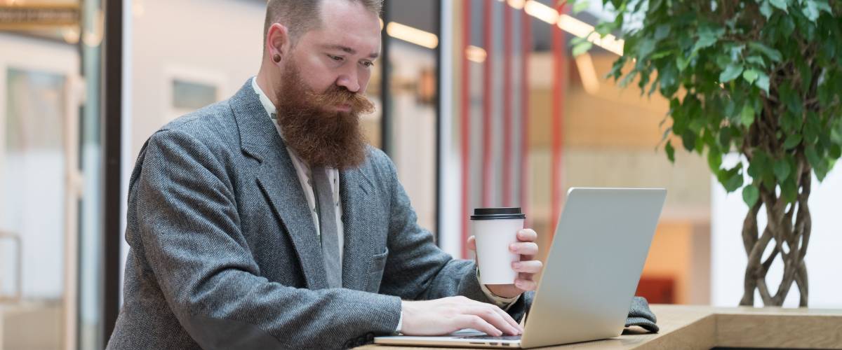 Man on laptop