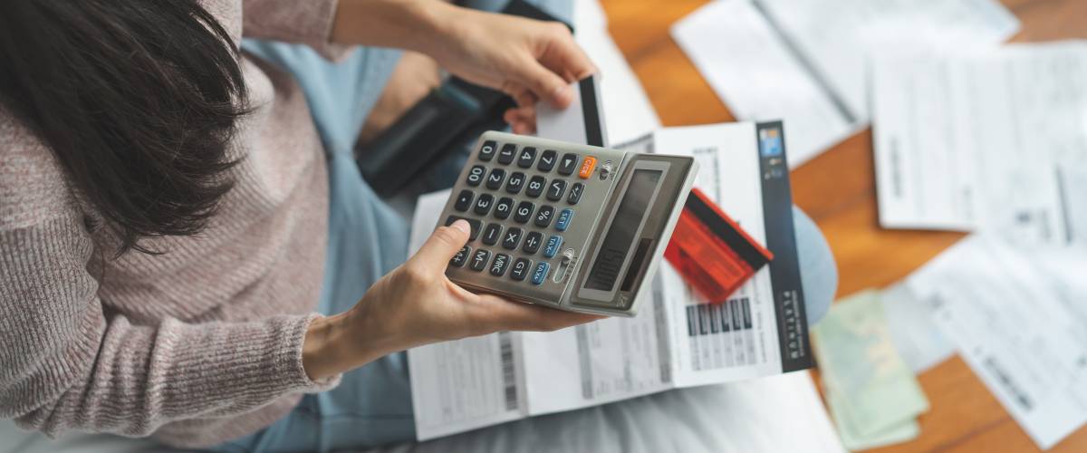 Reviewing monthly expenses