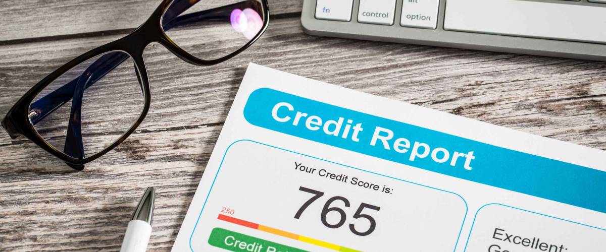 report credit score banking borrowing application risk form document loan business market concept - stock image