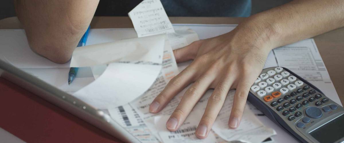 Stressed man shocked with amount to be paid for electricity,financial problem
