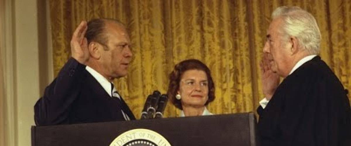 Gerald Ford Swearing-In Ceremony