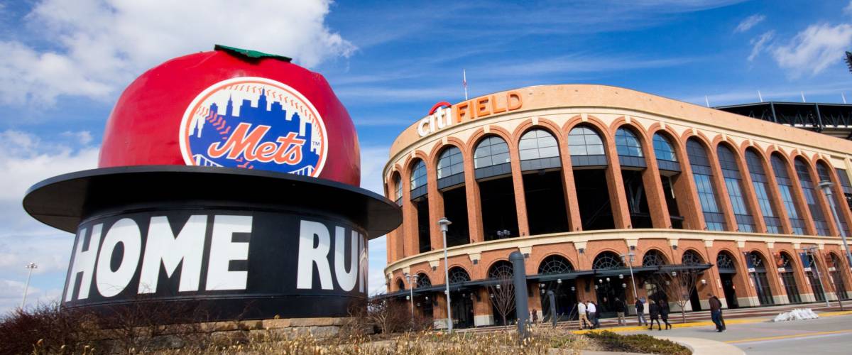 FLUSHING, NY - FEB. 17: Citi Field baseball stadium in Flushing, NYC as seen on Feb. 17, 2012