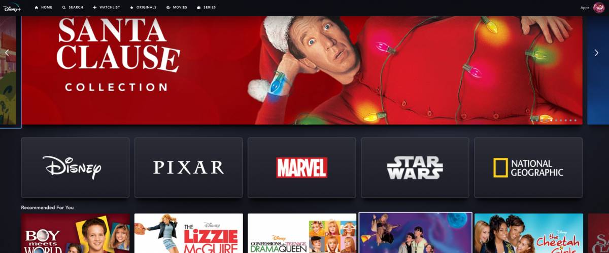 The new Disney+ streaming service