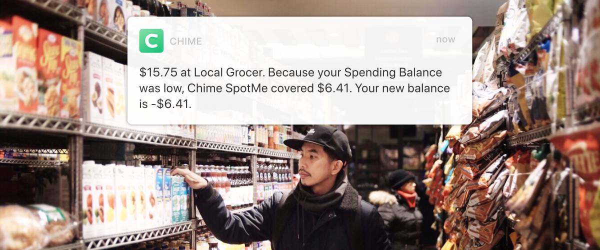 Chime overdraft protection