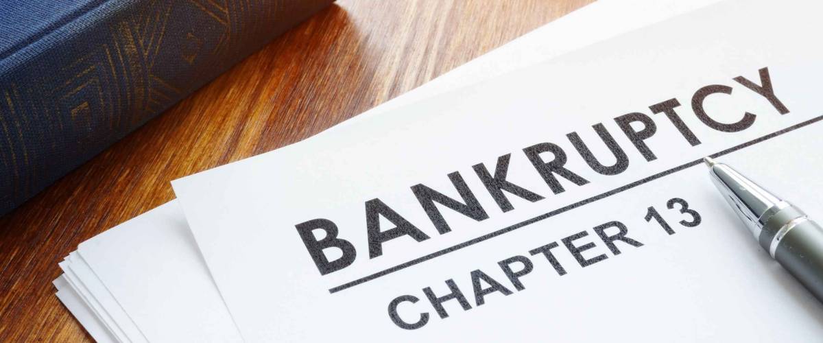 Chapter 13 bankruptcy petition and book.