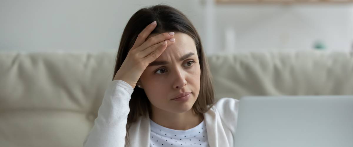 Woman disappointed by interest rate