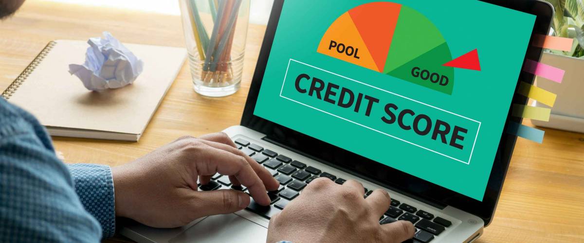 CREDIT SCORE (Businessman Checking Credit Score Online and Financial payment Rating Budget Money)