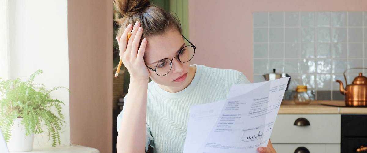 Student concerned about her debt