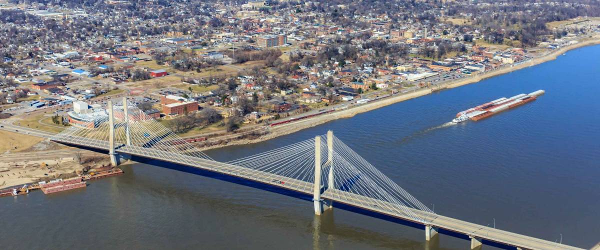 Aerial Photo of Cape Girardeau Missouri