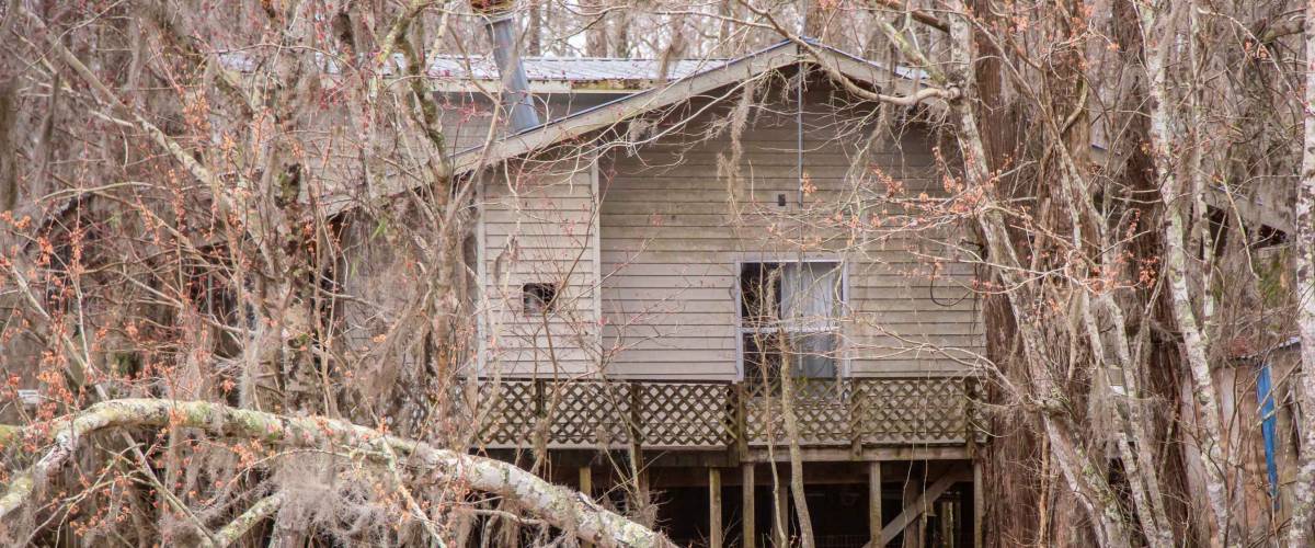 Home on the bayou Louisiana shores.