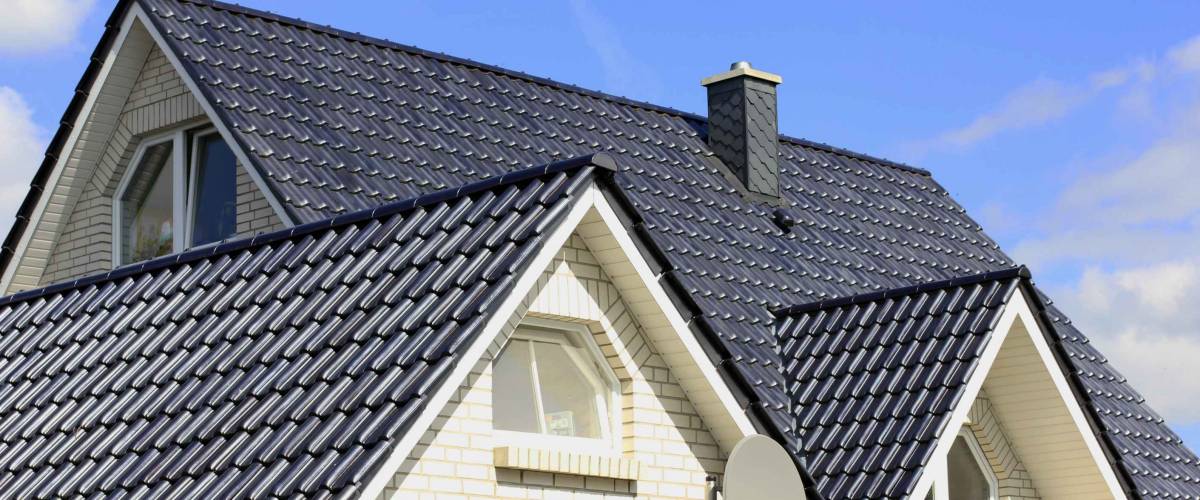 the roof of the house with nice window