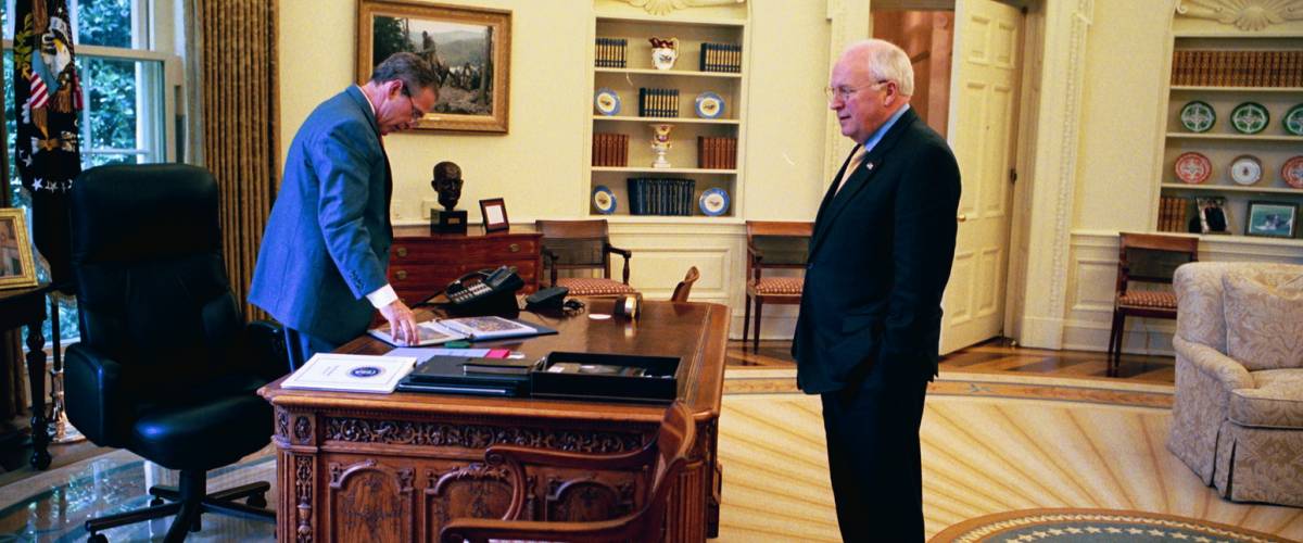 President Bush and Vice President Cheney in the Oval Office