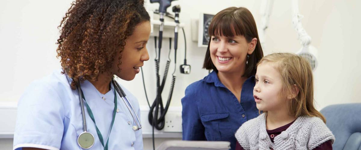 Appointment For Mother And Daughter With Nurse