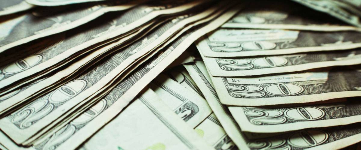 Money Close Up (Twenties) In Lomo Effect Stock Photo