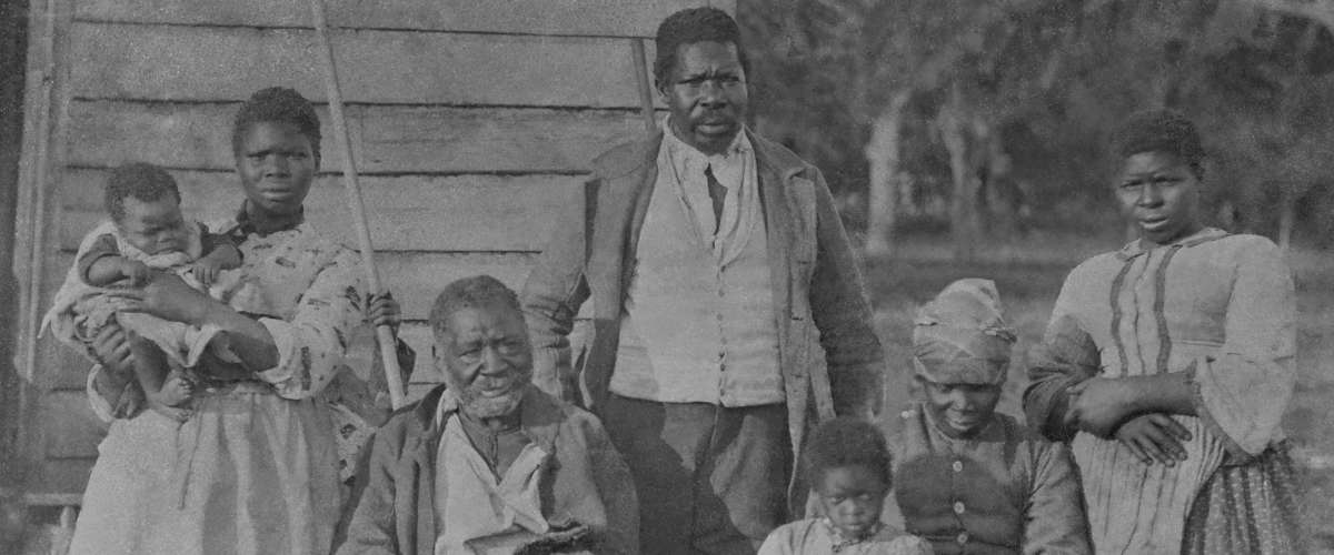 African American slave family