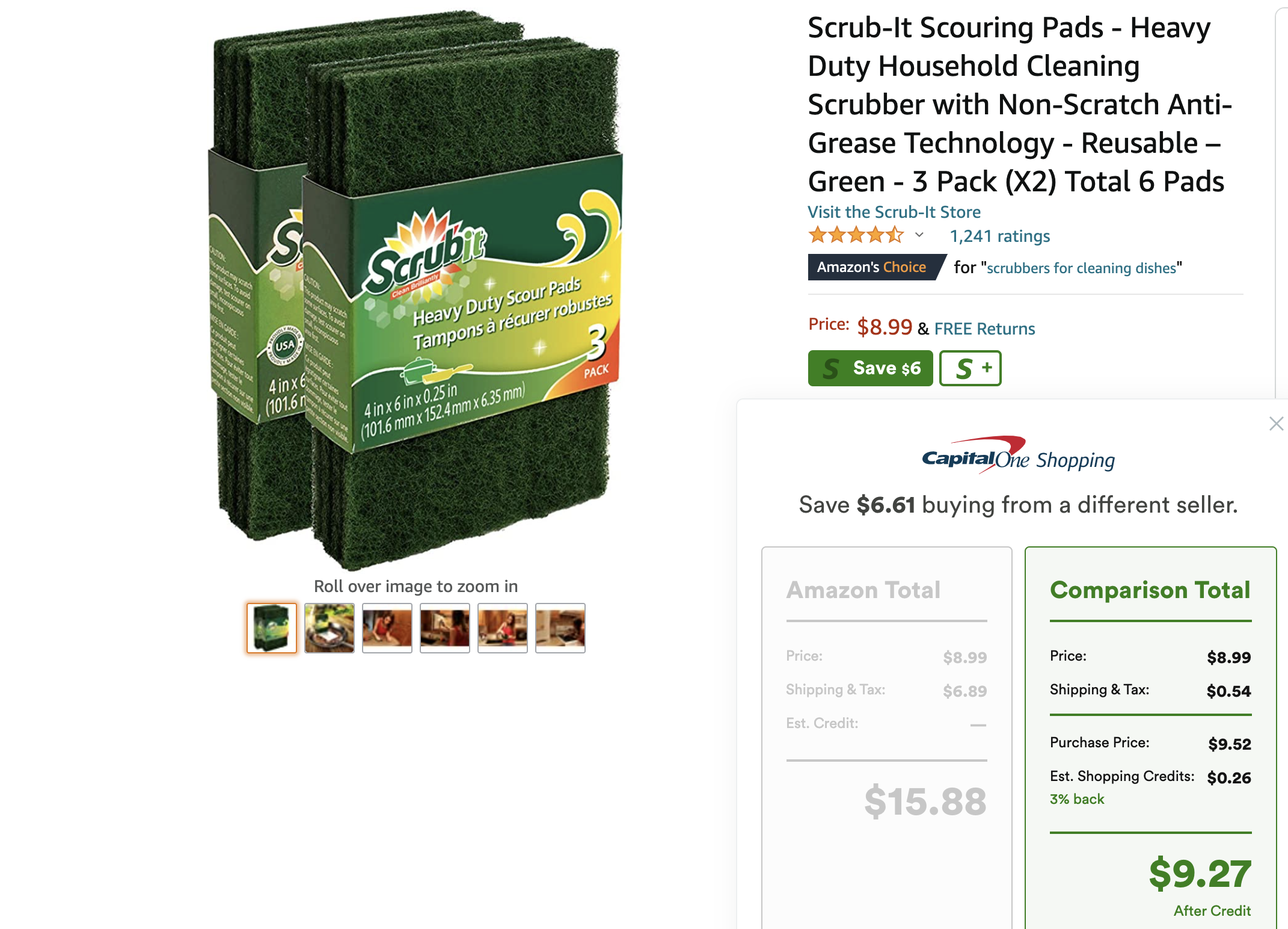 scrub-it scouring pads