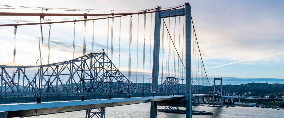 Alfred Zampa Memorial Bridge at Dawn