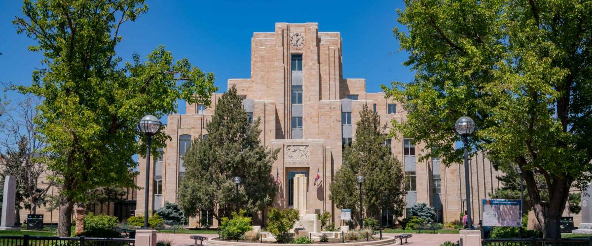 Exterior view of The Boulder County Commissioners at Boulder, Colorado
