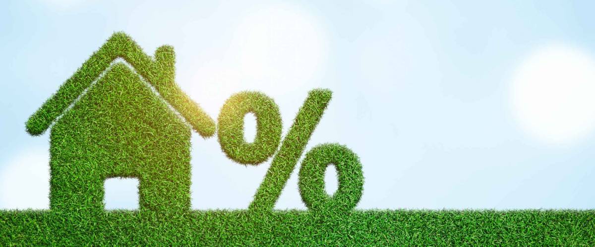 Property investment and house mortgage financial real estate concept