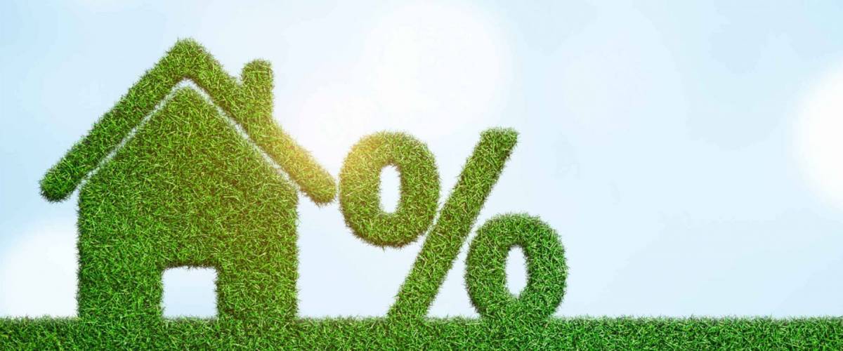 Property investment and house mortgage financial real estate concept