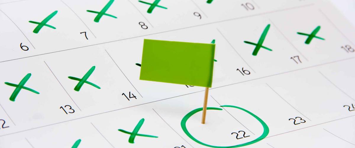 Flag the event day or deadline on calendar 2017 - timeline, time, concept, idea, management, concept, page, background