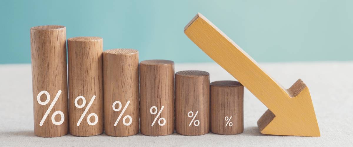 Interest rates down