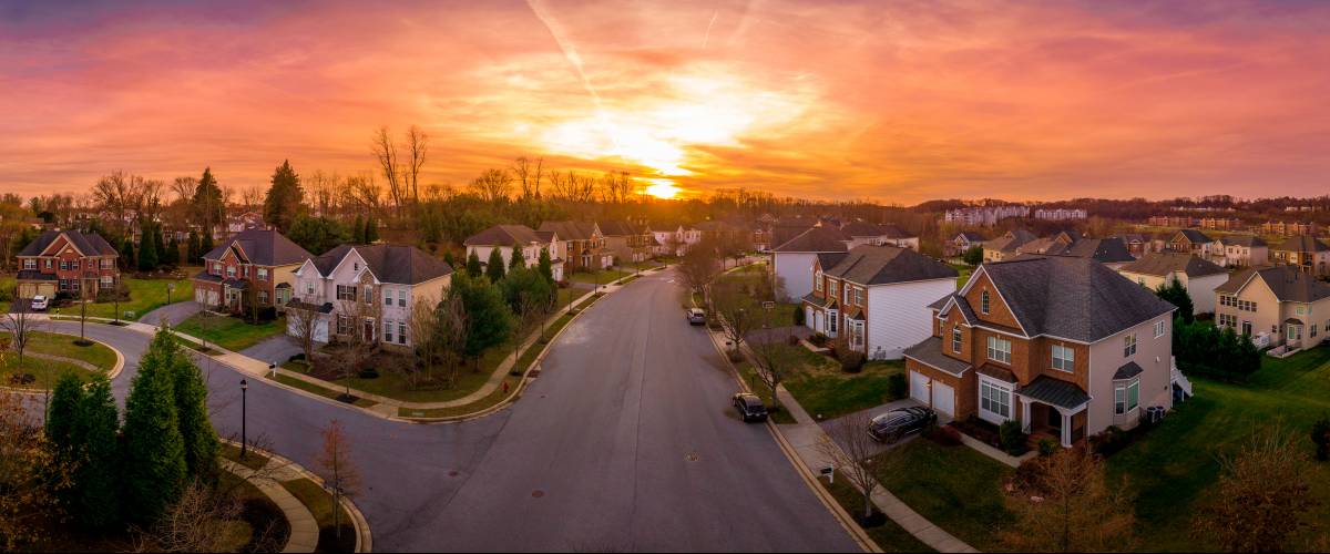 Suburban homes