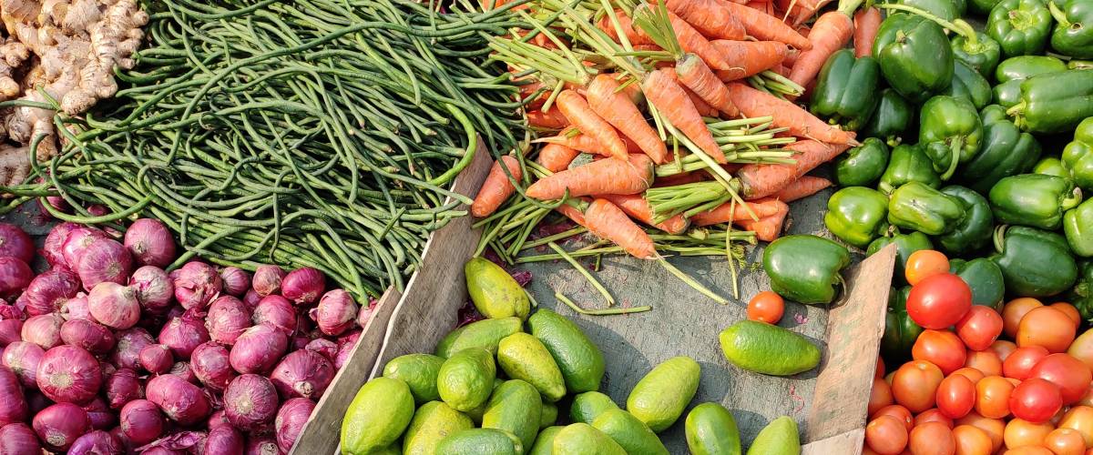 Vegetables for sale