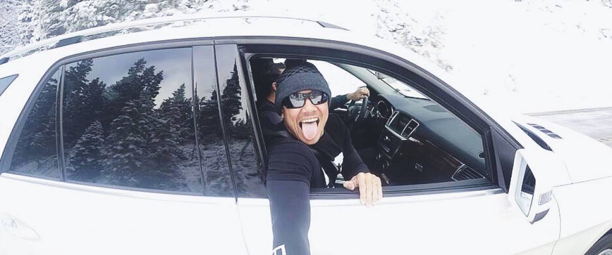 Driving in snow in Utah